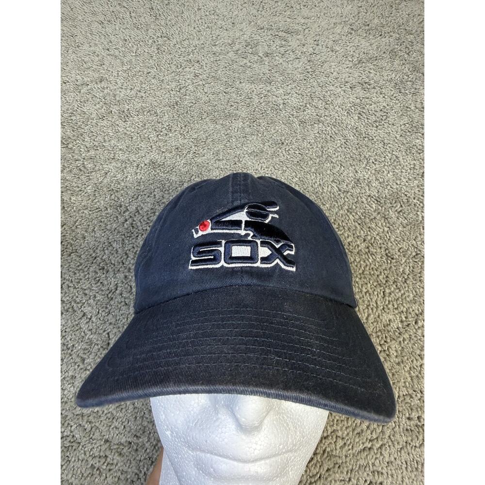 Chicago White Sox Hat Cap Strap Back Mens One Size Blue MLB Baseball '47